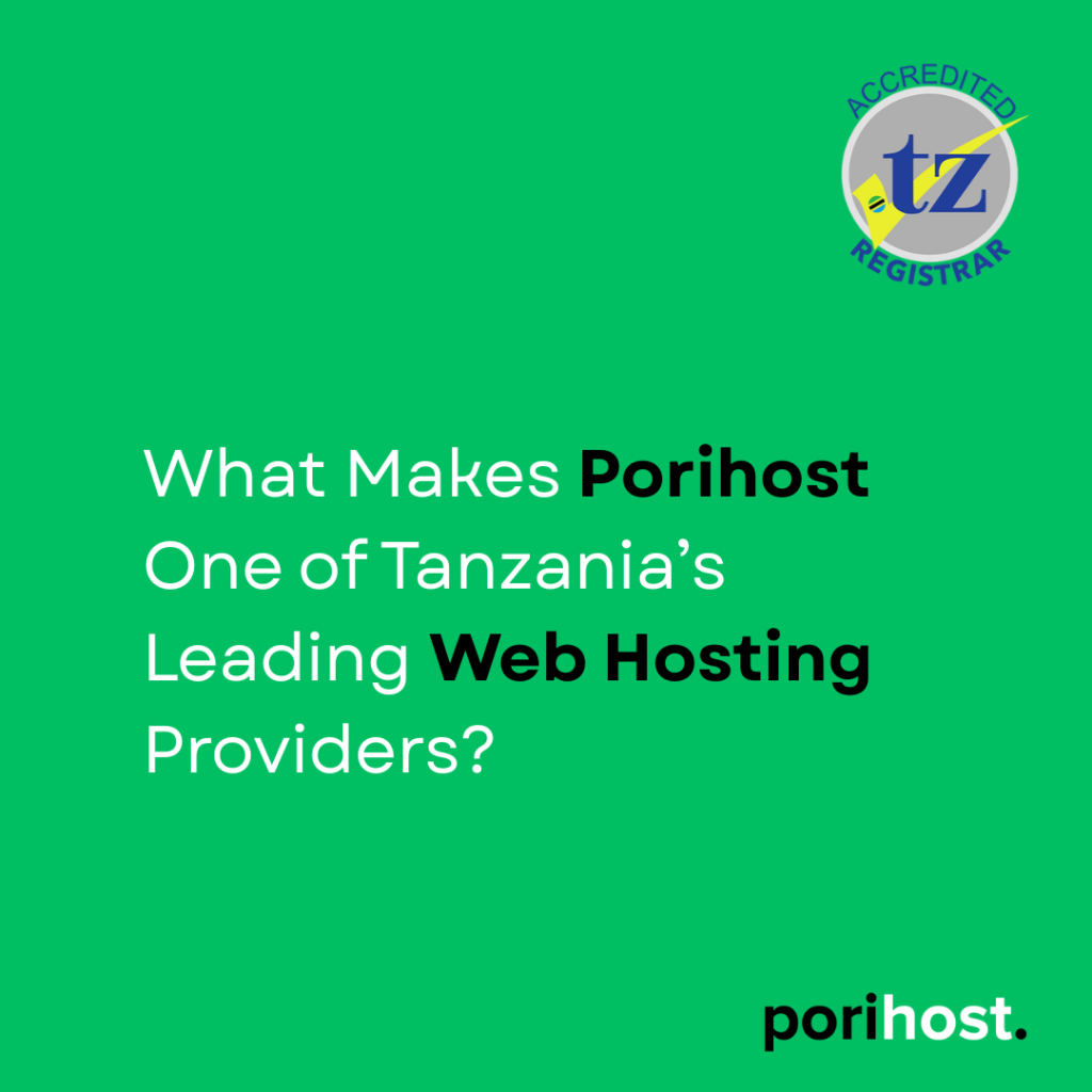 What Makes Porihost One of Tanzania’s Leading Web Hosting Providers?